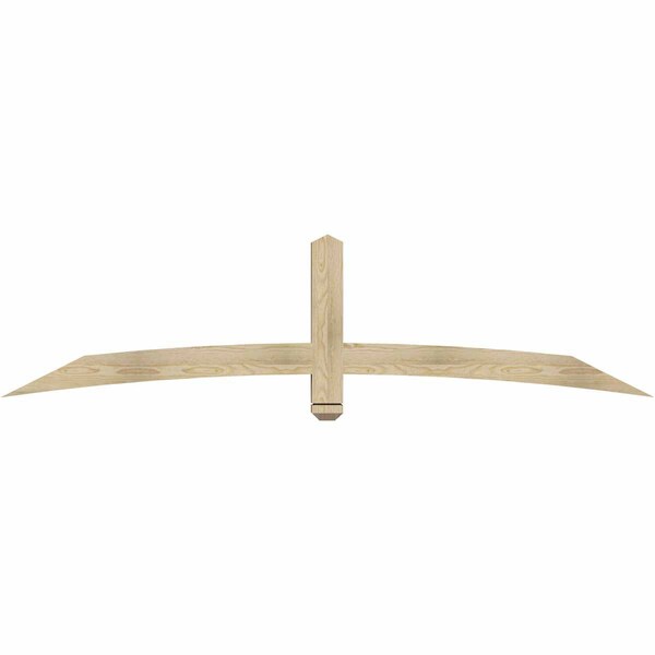 Ekena Millwork Bellingham Rough Sawn Timber Gable Bracket, Douglas Fir, 84"W x 21"H x 4"D x 4"F, 6/12 Pitch GBW084X21X0404BEL00RDF - main
